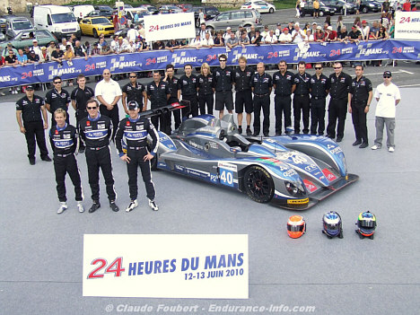 #40 Ginetta som Quifel ASM teamet kører med
(Foto: Claude Foubert - Endurance-Info.com)